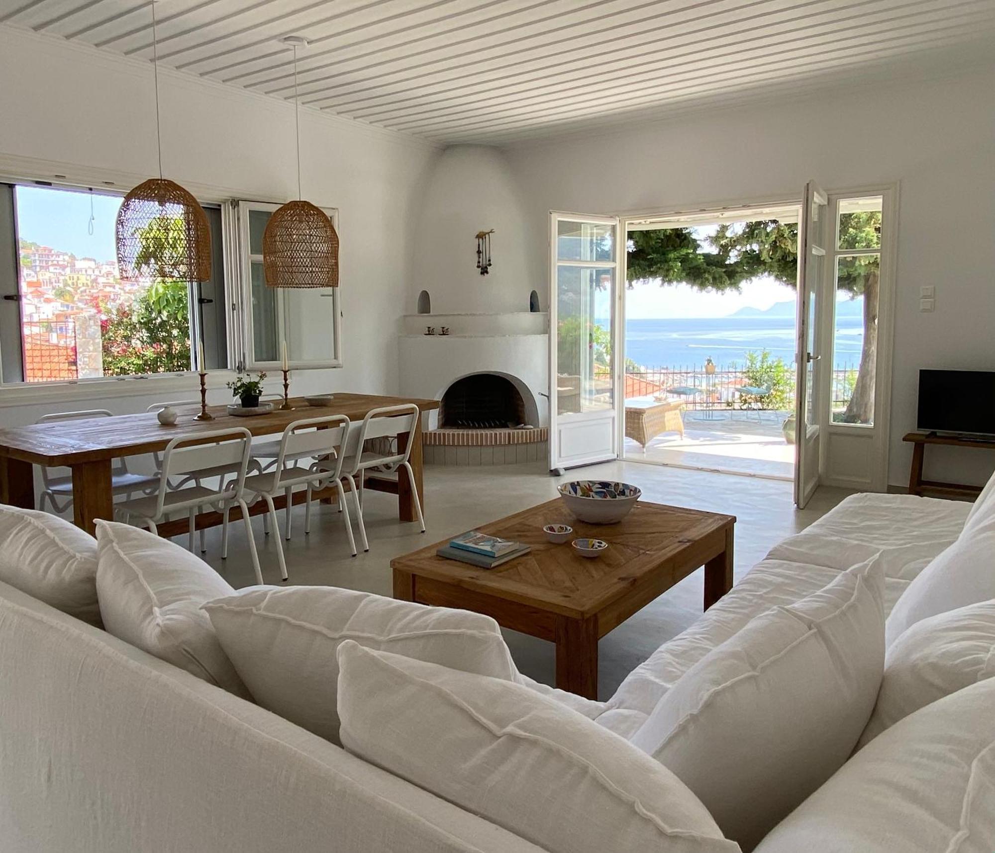 Villa Icelle Skopelos Town Sea View Swimming Pool Bagian luar foto